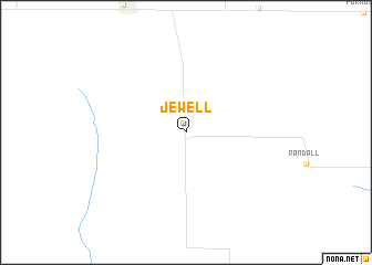 map of Jewell