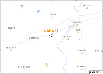 map of Jewett