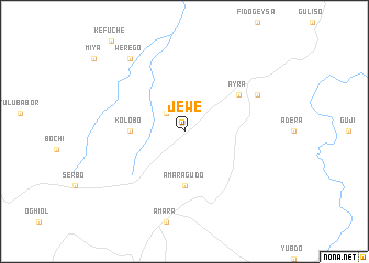 map of Jewē