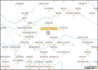 map of Jéwindou