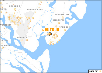 map of Jewtown