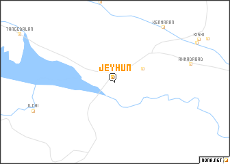 map of Jeyḩūn