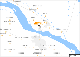 map of Jeýhun