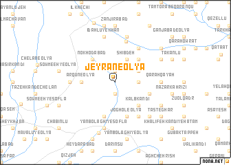 map of Jeyrān-e ‘Olyā