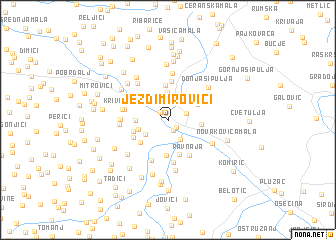 map of Jezdimirovići