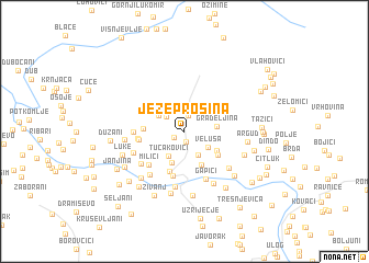 map of Ježeprosina