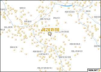 map of Jezerine