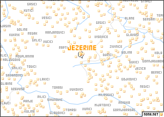 map of Jezerine