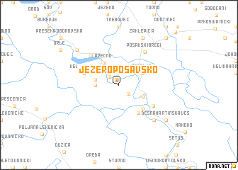 map of Jezero Posavsko