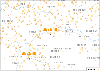 map of Jezero