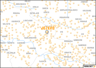 map of Jezero