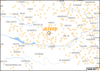 map of Jezero