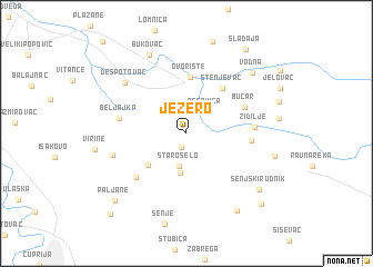 map of Jezero