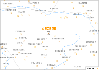 map of Jezero