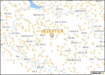 map of Ježestica