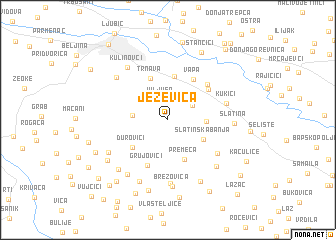 map of Ježevica