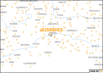 map of Jezgroviće