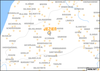 map of Jezien