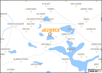map of Jezierce