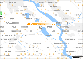 map of Jeziorna Bankowa