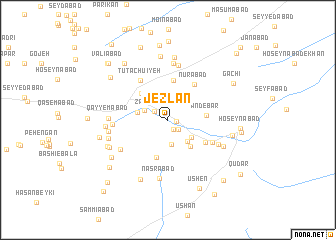 map of Jezlān