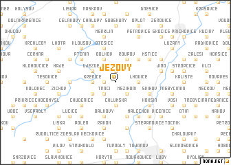 map of Ježovy