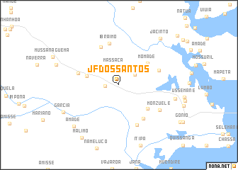 map of J. F. dos Santos