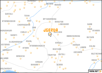 map of Jgerda