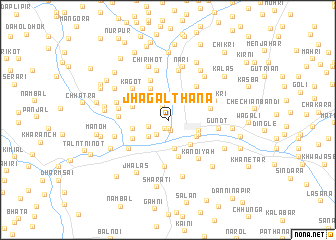 map of Jhagāl Thana