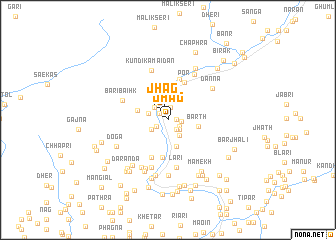 map of Jhāg