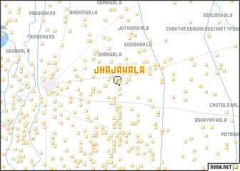 map of Jhajāwāla