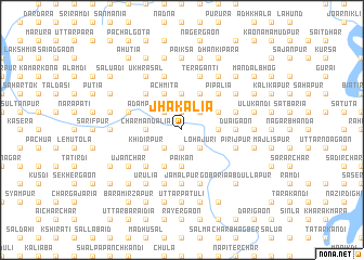 map of Jhākālia