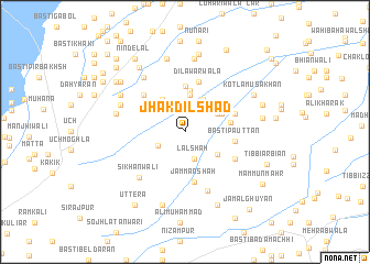 map of Jhak Dilshād