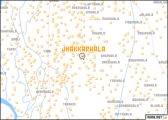 map of Jhakkarwāla