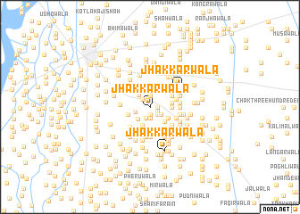 map of Jhakkarwāla