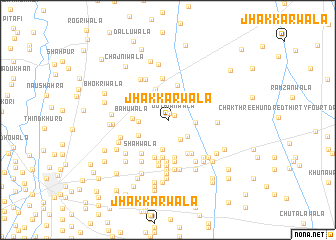 map of Jhakkarwāla
