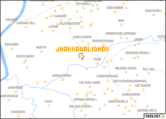 map of Jhakkawāli Dhok