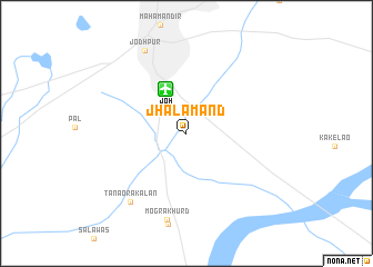 map of Jhālāmand