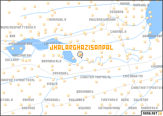 map of Jhalār Ghāzi Sanpāl