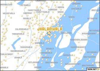 map of Jhalāriwāla