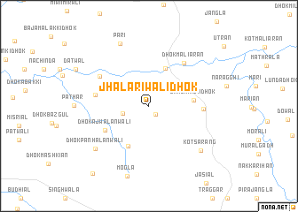 map of Jhalāriwāli Dhok