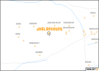map of Jhālār Khurd