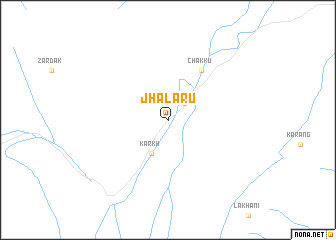 map of Jhalaru