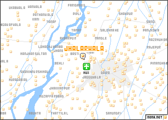 map of Jhalārwāla