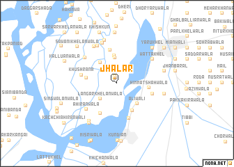 map of Jhalār