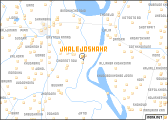 map of Jhale jo Shahr