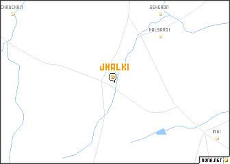 map of Jhalki