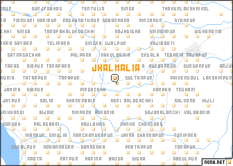 map of Jhalmalia