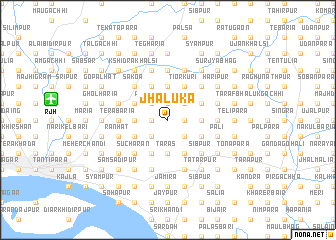 map of Jhāluka