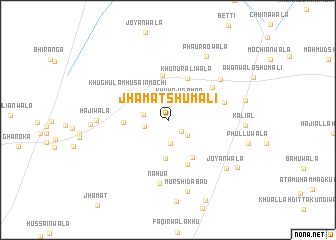 map of Jhamat Shumāli